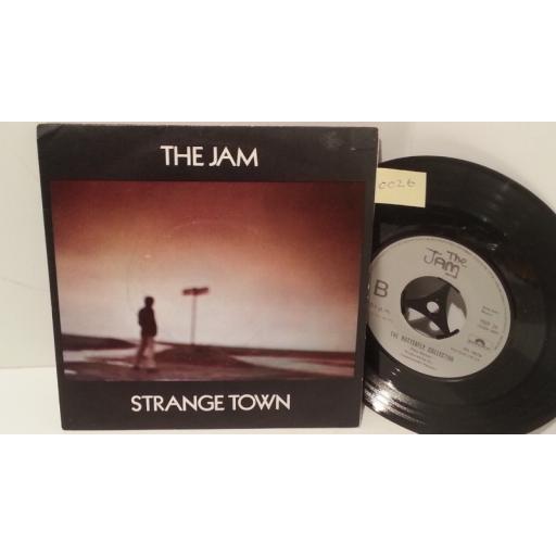 THE JAM strange town, THE BUTTERFLY COLLECTOR POSP 34  7" single