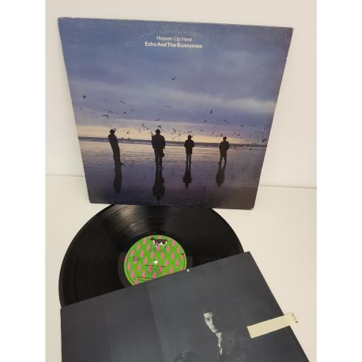 ECHO AND THE BUNNYMEN, heaven up here, KODE 3, 12" LP