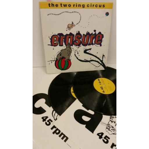 ERASURE the two ring circus, 2 x vinyl, L stumm 35