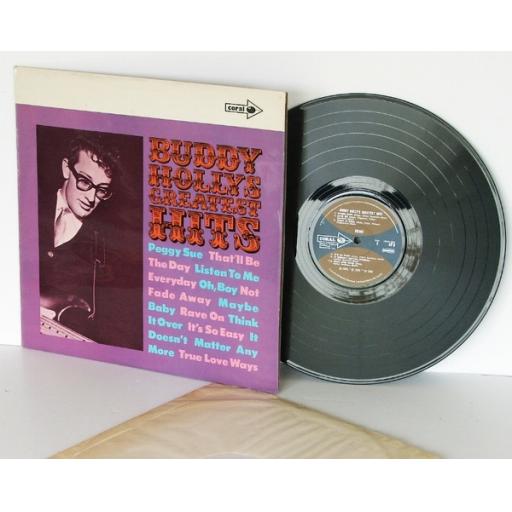 BUDDY HOLLY greatest hits MONO. On Brown and blue label.Top copy. First UK pr...