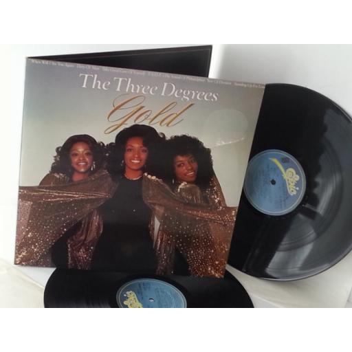 THE THREE DEGREES gold, gatefold, double album, EPC 22110