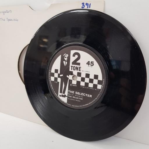THE SPECIAL A.K.A.VS THE SELECTER, gangsters, B side the selecter, TT1/2, 7" single