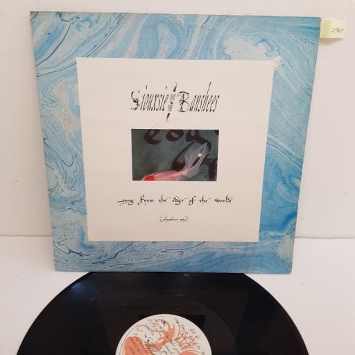 SIOUXSIE AND THE BANSHEES, song from the edge of the world columbus mix , B side the whole price of blood & mechanical eyes, shex 13, 12" single