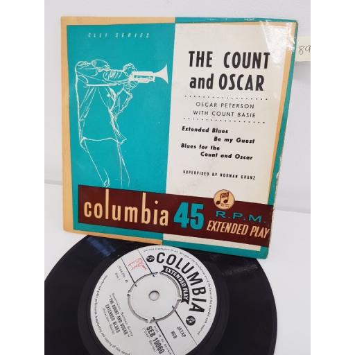 THE COUNT AND OSCAR, extended blues, B side be my guest and blues for the count and oscar, SEB 10060, 7" EP