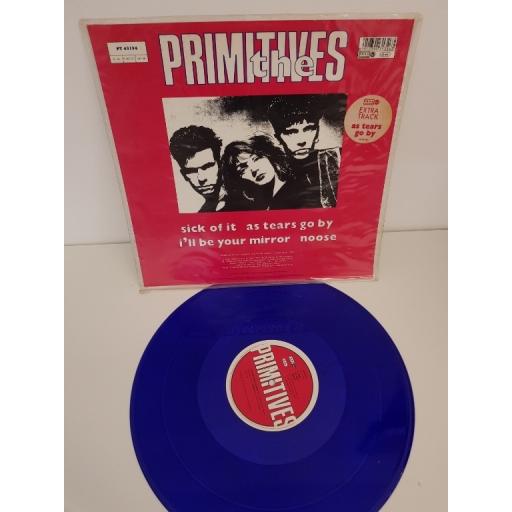 THE PRIMITIVES, sick of it EP, BLUE VINYL, PT 43134, 12" EP