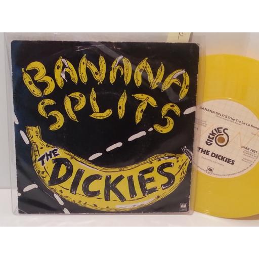 THE DICKIES banana split, 7" single, yellow, AMS 7431