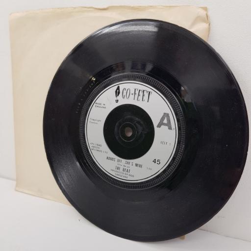 THE BEAT, hands off... she's mine, B side twist and crawl, FEET 1, 7 inch single