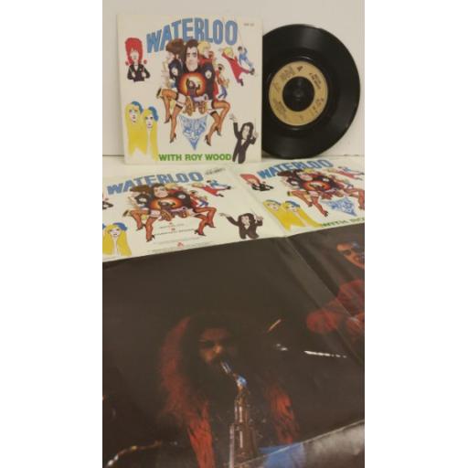 DOCTOR & THE MEDICS WITH ROY WOOD waterloo, 7 inch single, includes poster, IRM 125