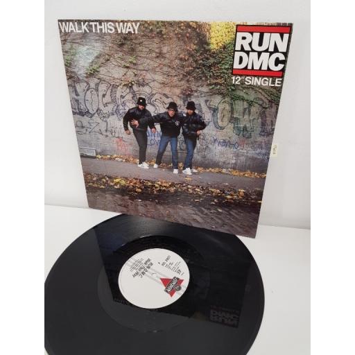 RUN DMC, walk this way, LONX 104, 12" single