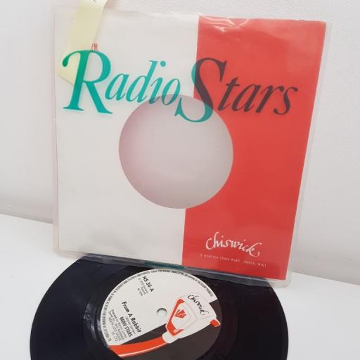 RADIO STARS, from a rabbit, B side the beast no. 2, NS 36, 7" single
