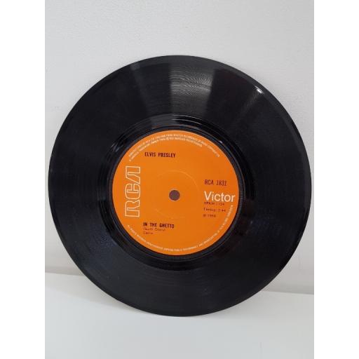 ELVIS PRESLEY, any day now, side B in the ghetto, RCA 1831, 7'' single