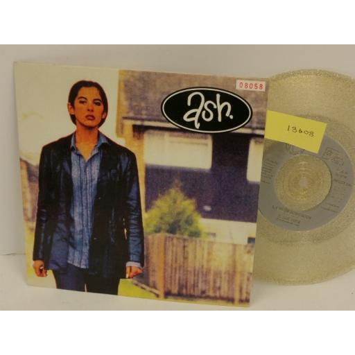 ASH goldfinger, PICTURE SLEEVE, 7 inch single, limited edition number: 08058, CLEAR GLITTER VINYL, INFECT 39s