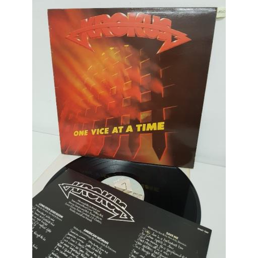 KROKUS, one vice at a time, SPART 1189, 12" LP