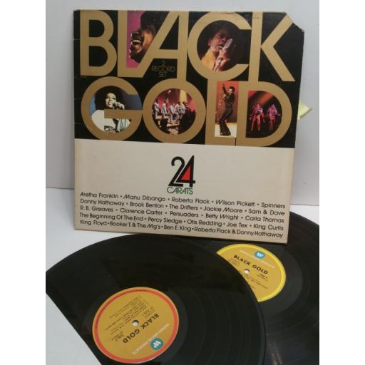 BLACK GOLD 2 RECORD SET , Ben E King, Persuaders, Jackie Moore, King Floyd, King Curtis, Otis Redding etc etc. SP 2000