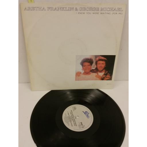 ARETHA FRANKLIN & GEORGE MICHAEL i knew you were waiting (for me), 12 inch single, DUET T2