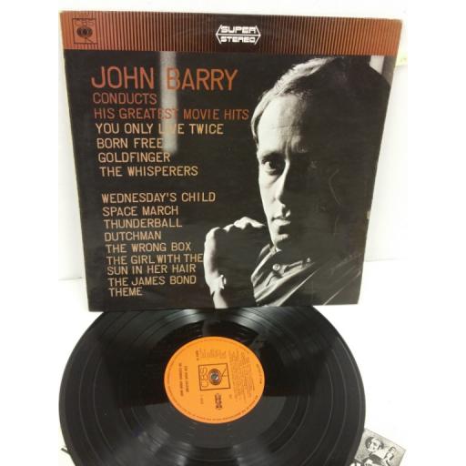 JOHN BARRY john barry conducts his greatest movie hits, 63038