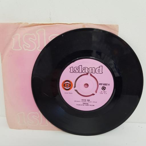 TRAFFIC, paper sun, B side giving to you, WIP-6002, 7" single