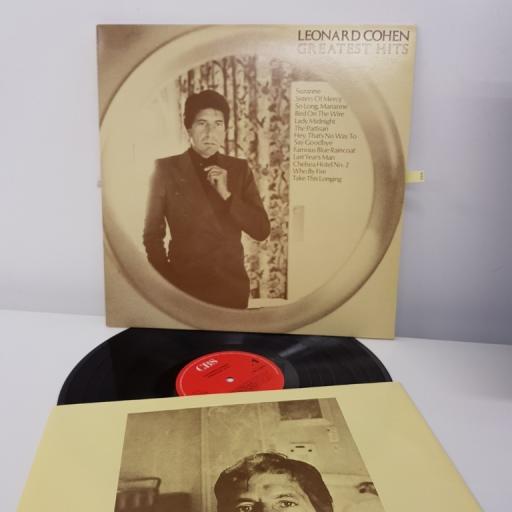COHEN, LEONARD, greatest hits, 12" LP, CBS 69161
