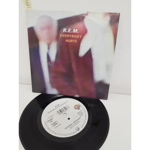 R.E.M., everybody hurts edit, B side pop song '89 LP vers., W 0169, 7" single
