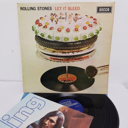 THE ROLLING STONES, let it bleed, SKL 5025, 12" LP WITH POSTER