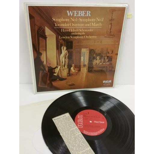 WEBER, HANS-HUBERT SCHONZELER, LONDON SYMPHONY ORCHESTRA symphonies, LRL1 5106