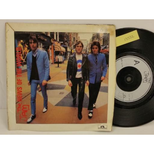 THE JAM the news of the world, PICTURE SLEEVE, 7 inch single, 2058 995