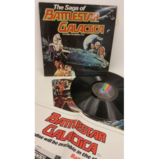 ORIGINAL CAST the saga of battlestar galactica, includes merchandise poster, MCF 2880