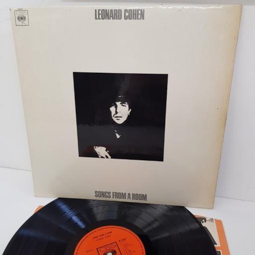 LEONARD COHEN, songs from a room, M 63587, 12 inch LP, mono