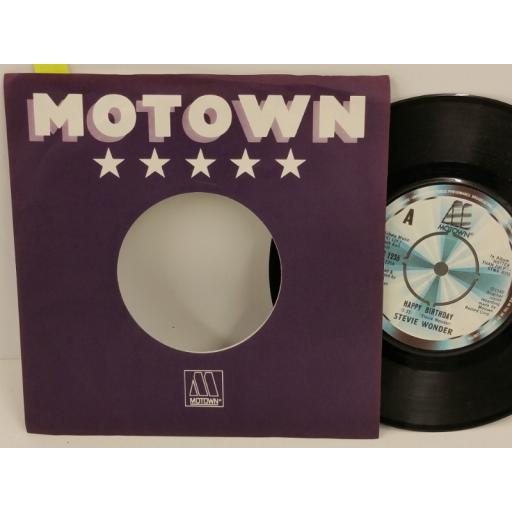 STEVIE WONDER happy birthday, 7 inch single, TMG 1235