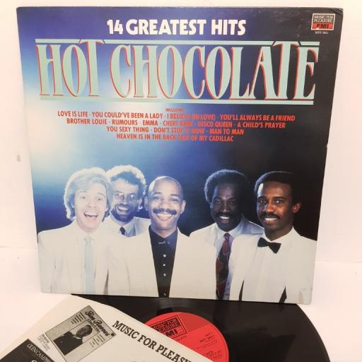 HOT CHOCOLATE, 14 greatest hits, MFP 5801, 12" LP