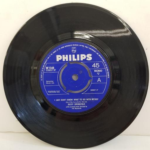 DUSTY SPRINGFIELD, I just don't know what to do with myself, B side my colouring book, BF 1348, 7" single