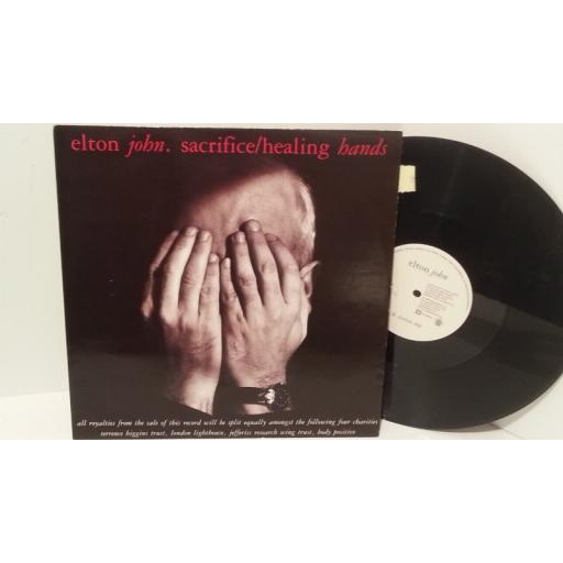ELTON JOHN sacrifice/healing hands, 12" single, EJS 2212