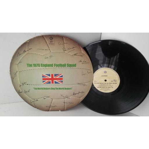 THE 1970 ENGLAND FOOTBALL SQUAD the world beaters sing the world beaters, NSPL 18337, circle gatefold cover