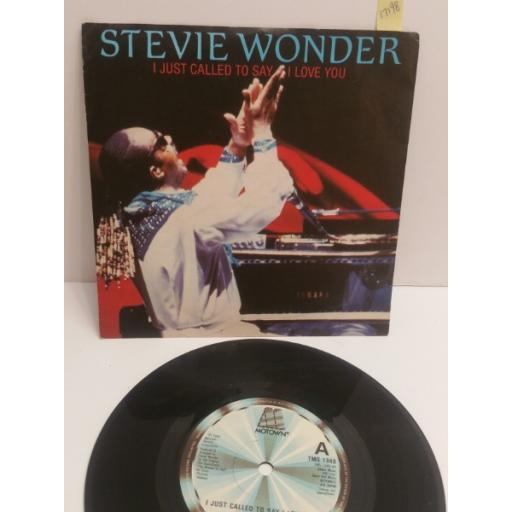 STEVIE WONDER I just called to say I love you TMG1349. 7" PICTURE SLEEVE SINGLE