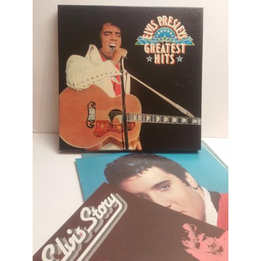 ELVIS PRESLEY greatest hits BOX SET 6 LP WITH BOOK. GELV-6A