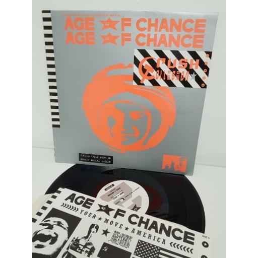 AGE OF CHANCE, crush collision, AGE 9, 12" LP