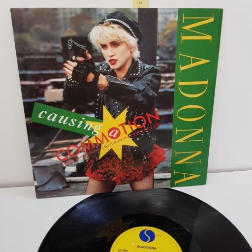 MADONNA, causing a commotion, from the warner bros. motion picture who's that girl, 12" SINGLE, W 8224 T,
