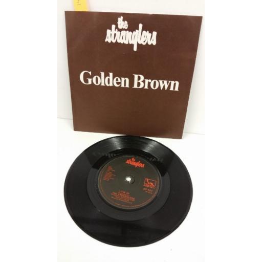 THE STRANGLERS golden brown, LOVE 30 7 inch single, BP 407. 1982 UK