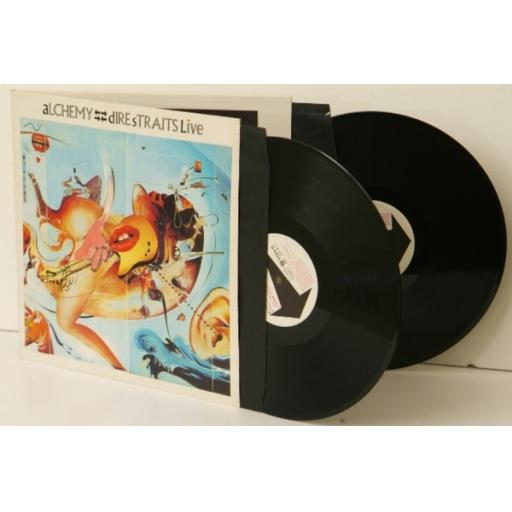 dIRE sTRAITS Live alchemy Double album, black inners.Great Copy First UK pres...