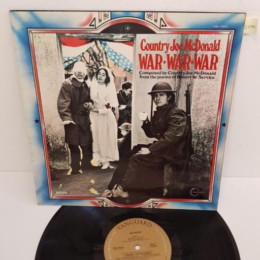 COUNTRY JOE MCDONALD, war war war, VSD 79315, 12" LP