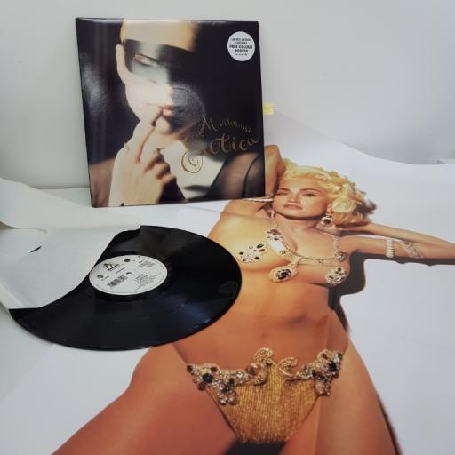 MADONNA, erotica, 12" INCH SINGLE, contains free colour poster, W0138TW