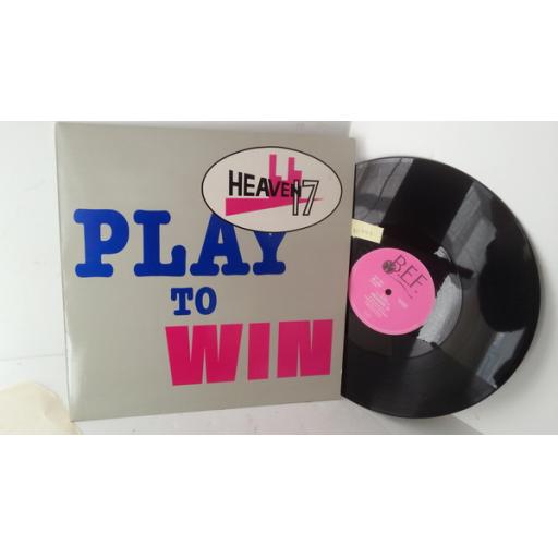 HEAVEN 17 play to win, 12 inch single, VS 433 12