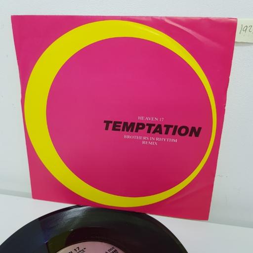 HEAVEN 17, temptation brothers in rhythm remix edit , B side brothers in rhythm instrumental , VS 1446, 7" single