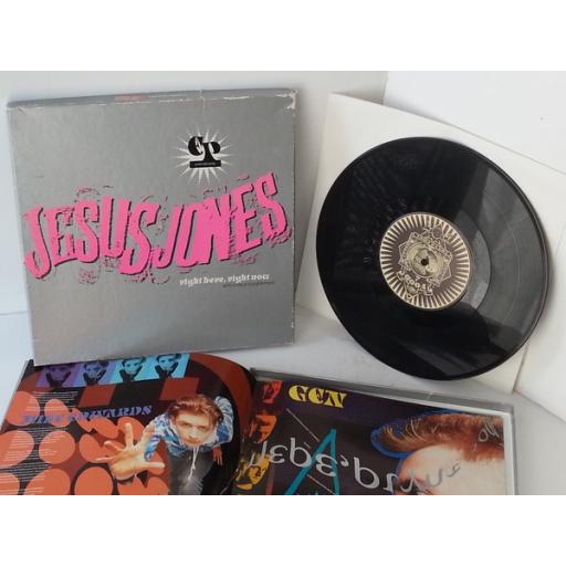 JESUS JONES right here right now, 10food25, 10 inch ep in box