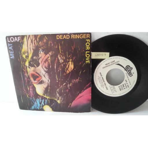 MEATLOAF dead ringer for love, SPANISH PRESSING PICTURE SLEEVE 7" single, EPC A 1697, promo