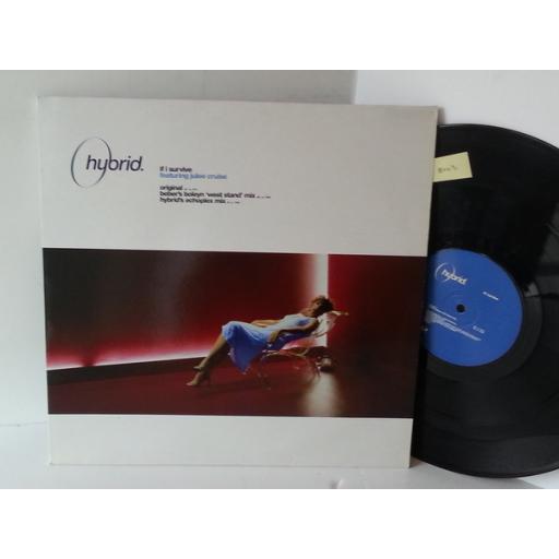 HYBRID FEATURING JULEE CRUISE if i survive, 12 inch single, DISNT 55