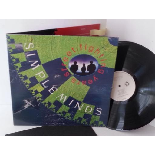 SIMPLE MINDS street fighting years, MINDS1, gatefold
