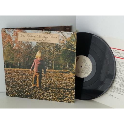 THE ALLMAN BROTHERS BAND brothers and sisters, K47507, gatefold.