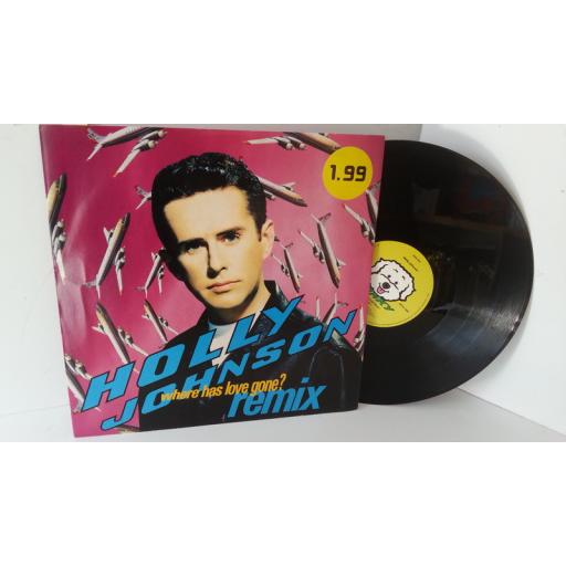 HOLLY JOHNSON where has love gone? remix, 12 inch single, MCAX 1460