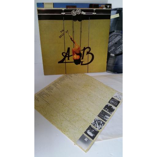 AVERAGE WHITE BAND the best of, lyric insert, XL 13101